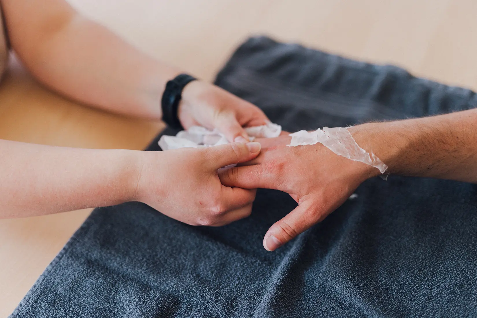 Angewandte Ergotherapie für Hände in der Praxis Custers